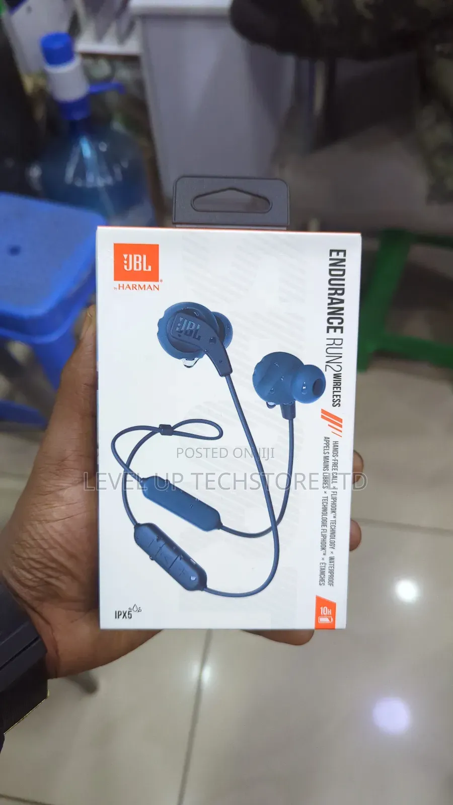 Jbl Endurance Run 2 Wireless - Waterproof Wired (Black)