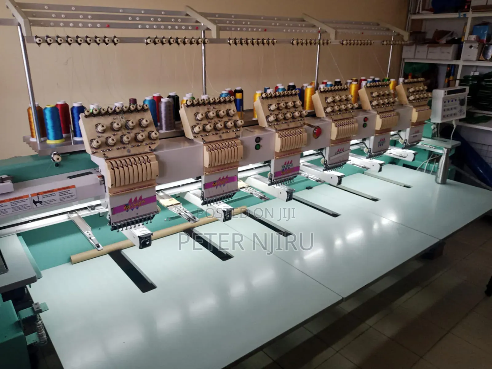 Six Head Embroidery Machine
