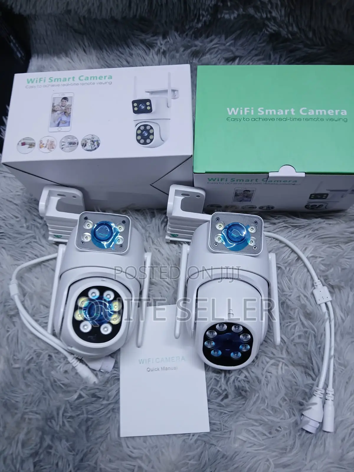 Dual Lens Dual View 4mp Wifi CCTV Camera
