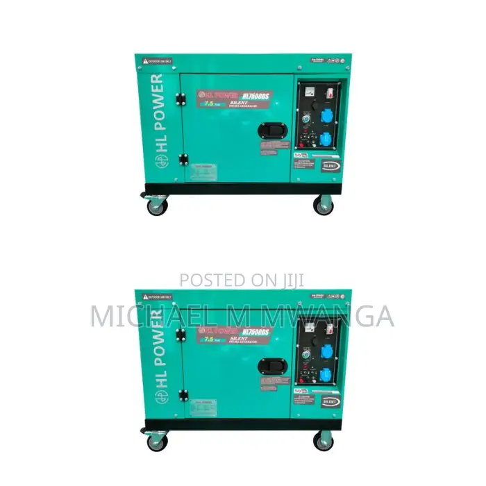 Powerful 7.5kva Diesel Generator Hl7500ds