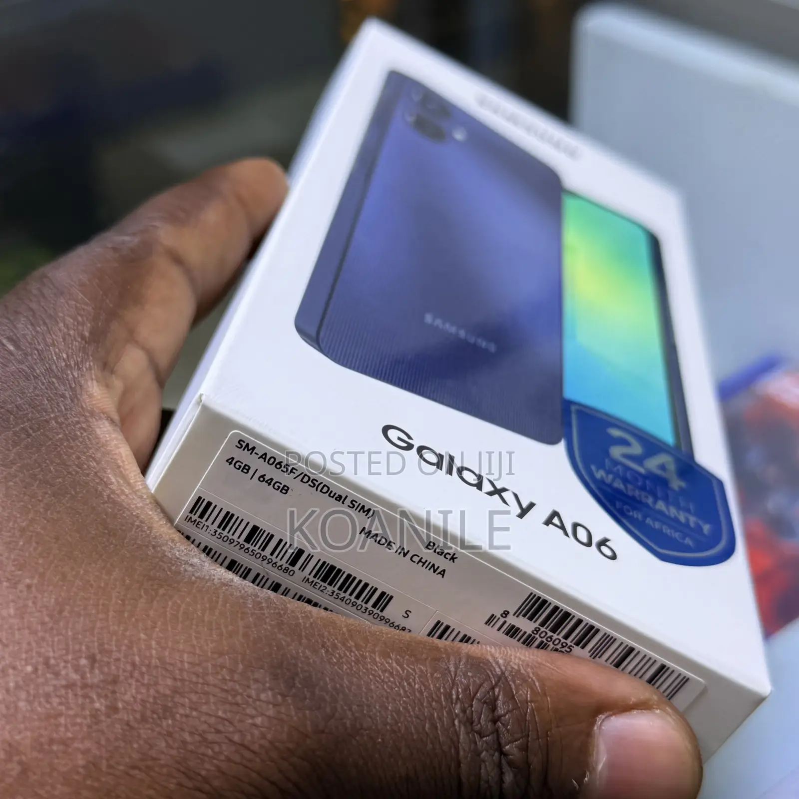 New Samsung Galaxy A06 64 GB Black