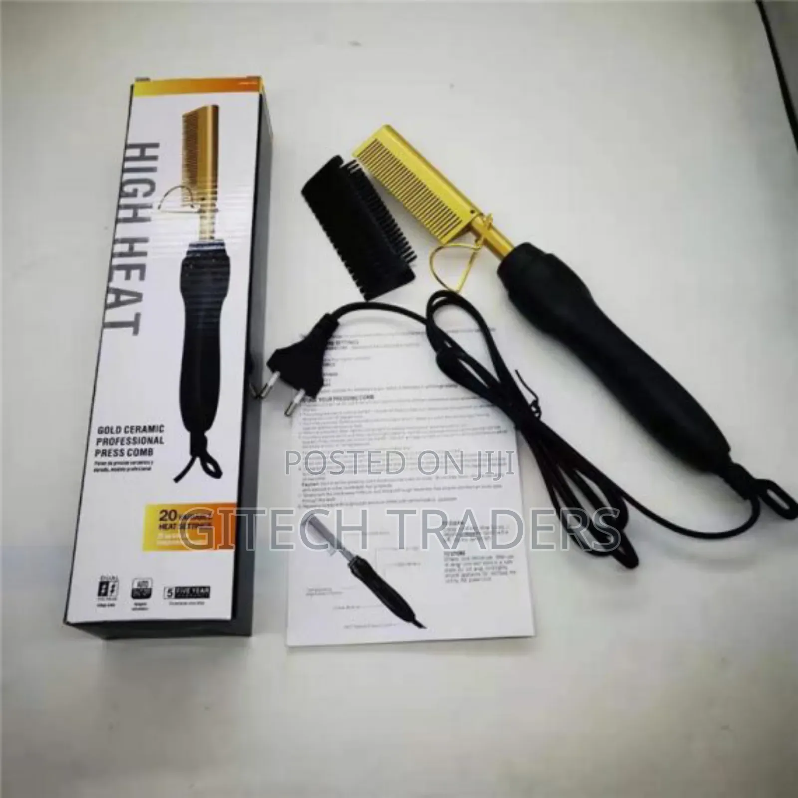 Gold Ceramic Professional Comb