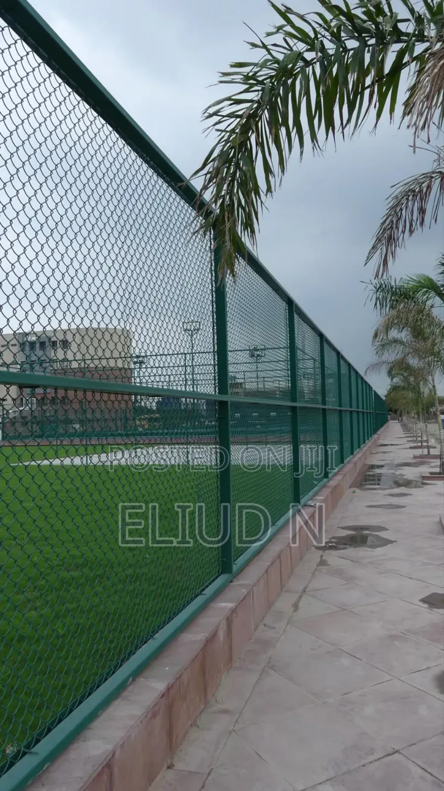 Coated Chain Link/Green