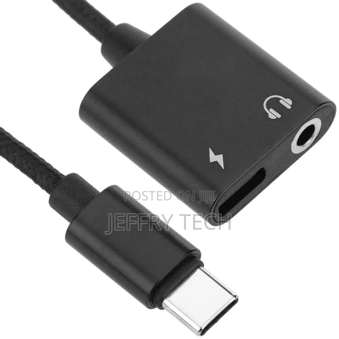 Usb Type C Male to Headphone Microphone Minijack 3.5 4-Pin C