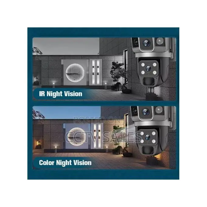 Wifi Dual Lens Motion Tracking With Motion Detection Ability