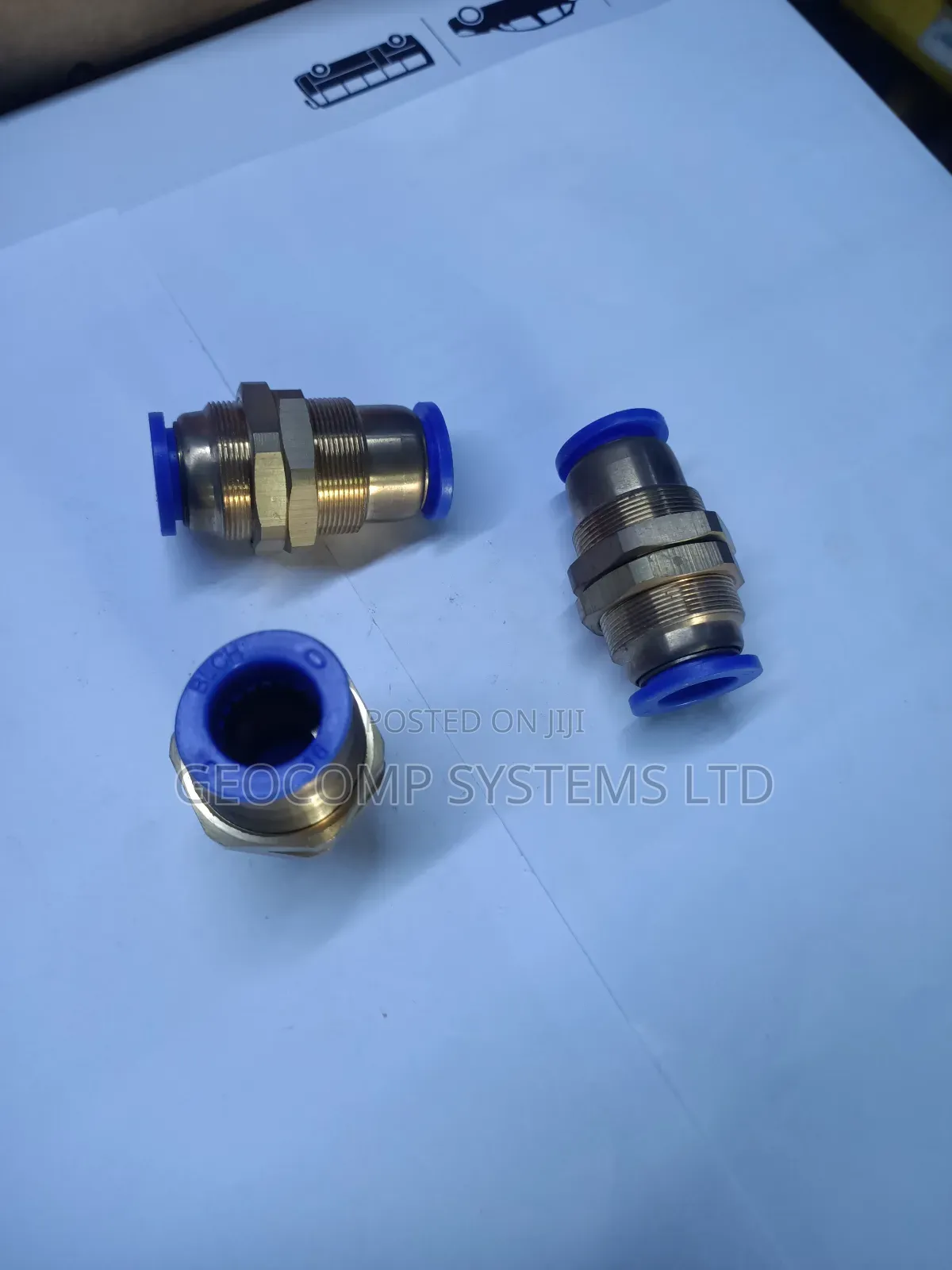 Pneumatic Bulkhead Union 16mm