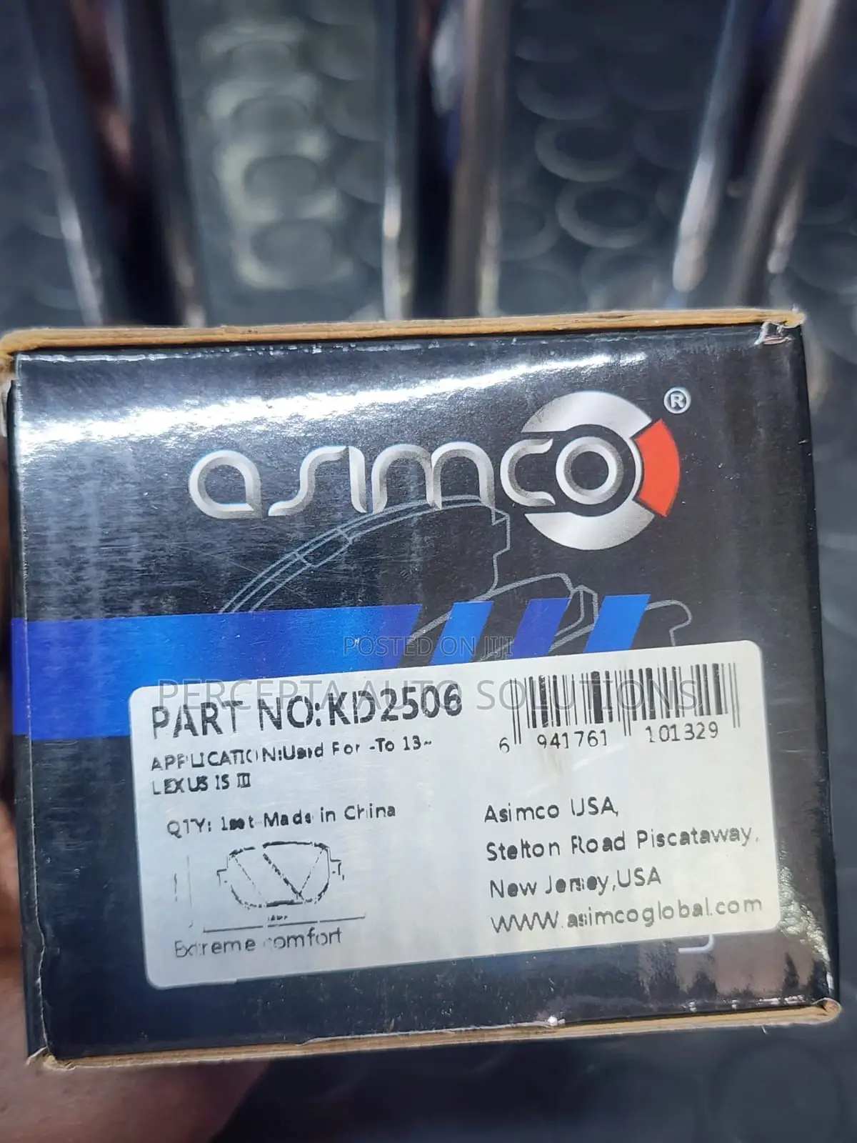 Toyota Crown,Mark X,Altezza,Mark-2 Asimco Front Brake Pads Kd 2506
