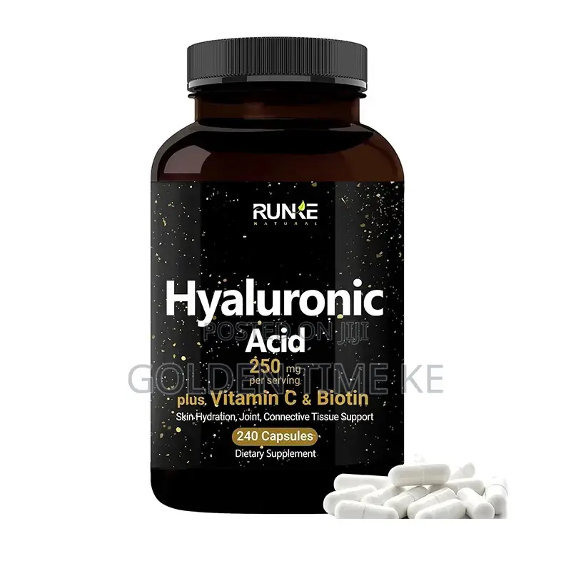 Hyaluronic Acid Capsules With Biotin, and Vitamin C