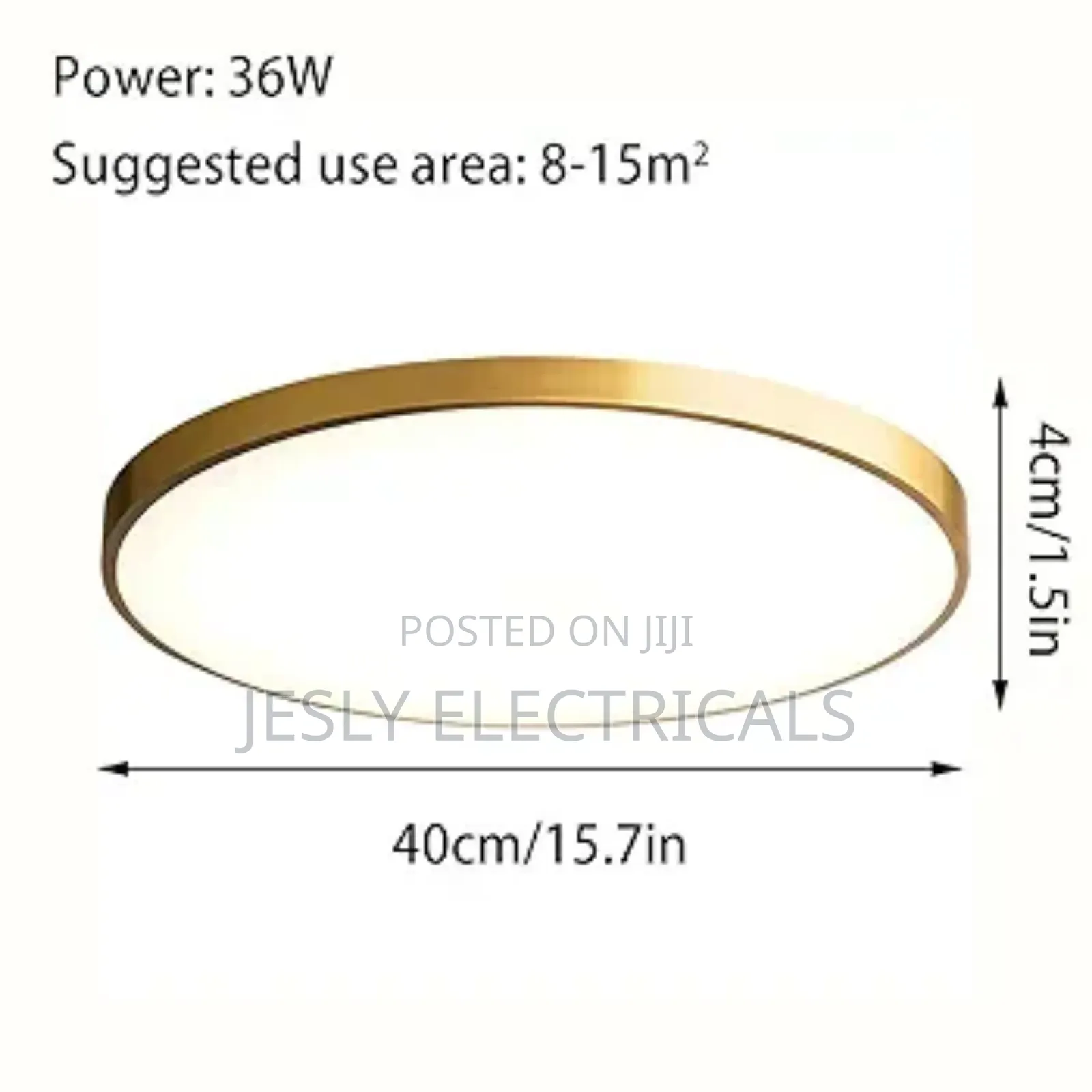 Minimalist All Copper Panel Led Light
