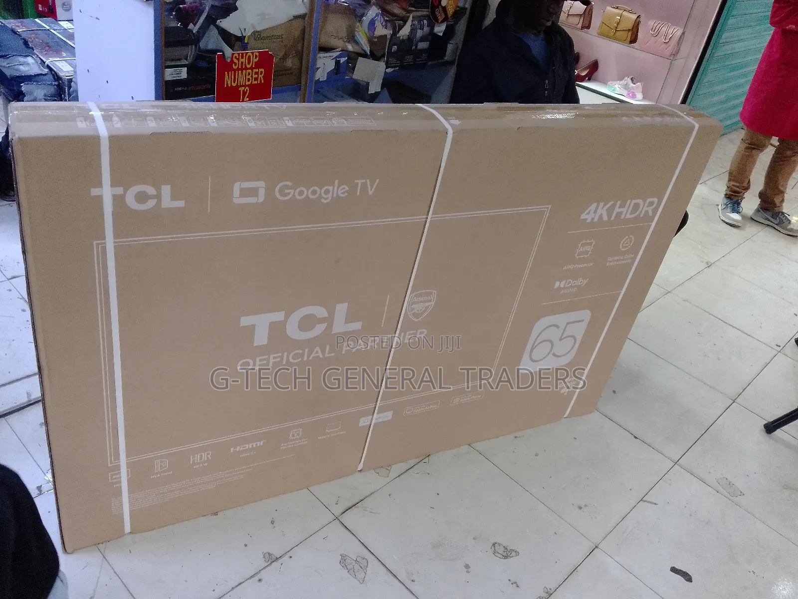 TCL 65inch 65v6c HDR Dolby Audio Frameless Tv