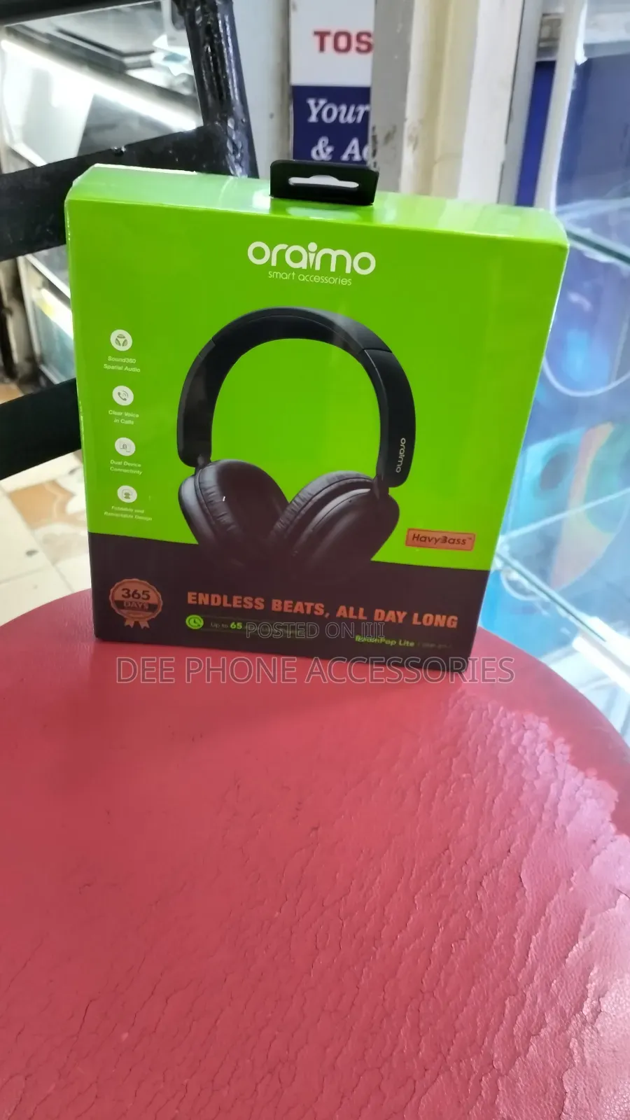 New Oraimo Boompop Lite Bluetooth Headphones
