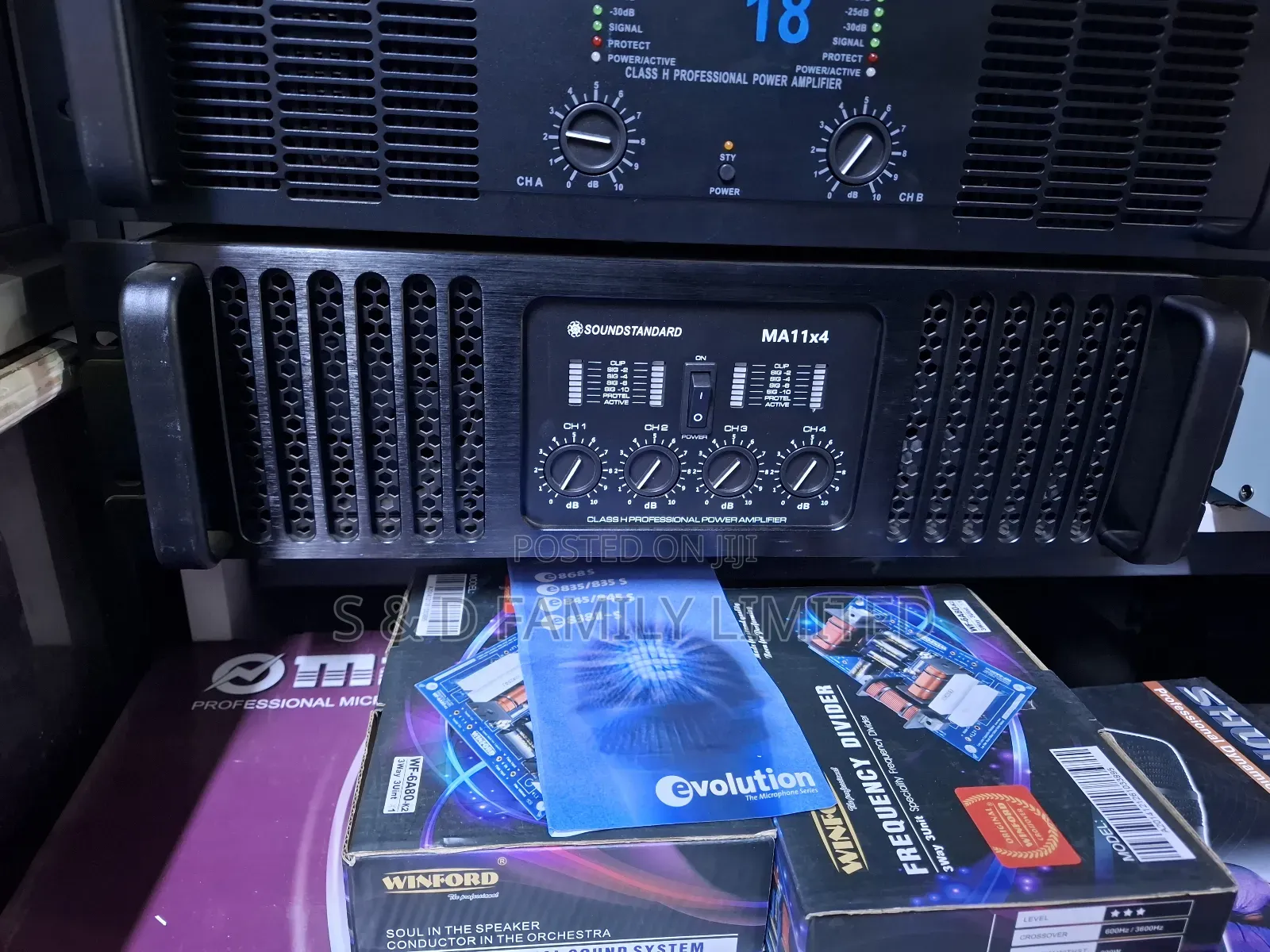 Soundstandard Ma11 Four Channel Amplifier