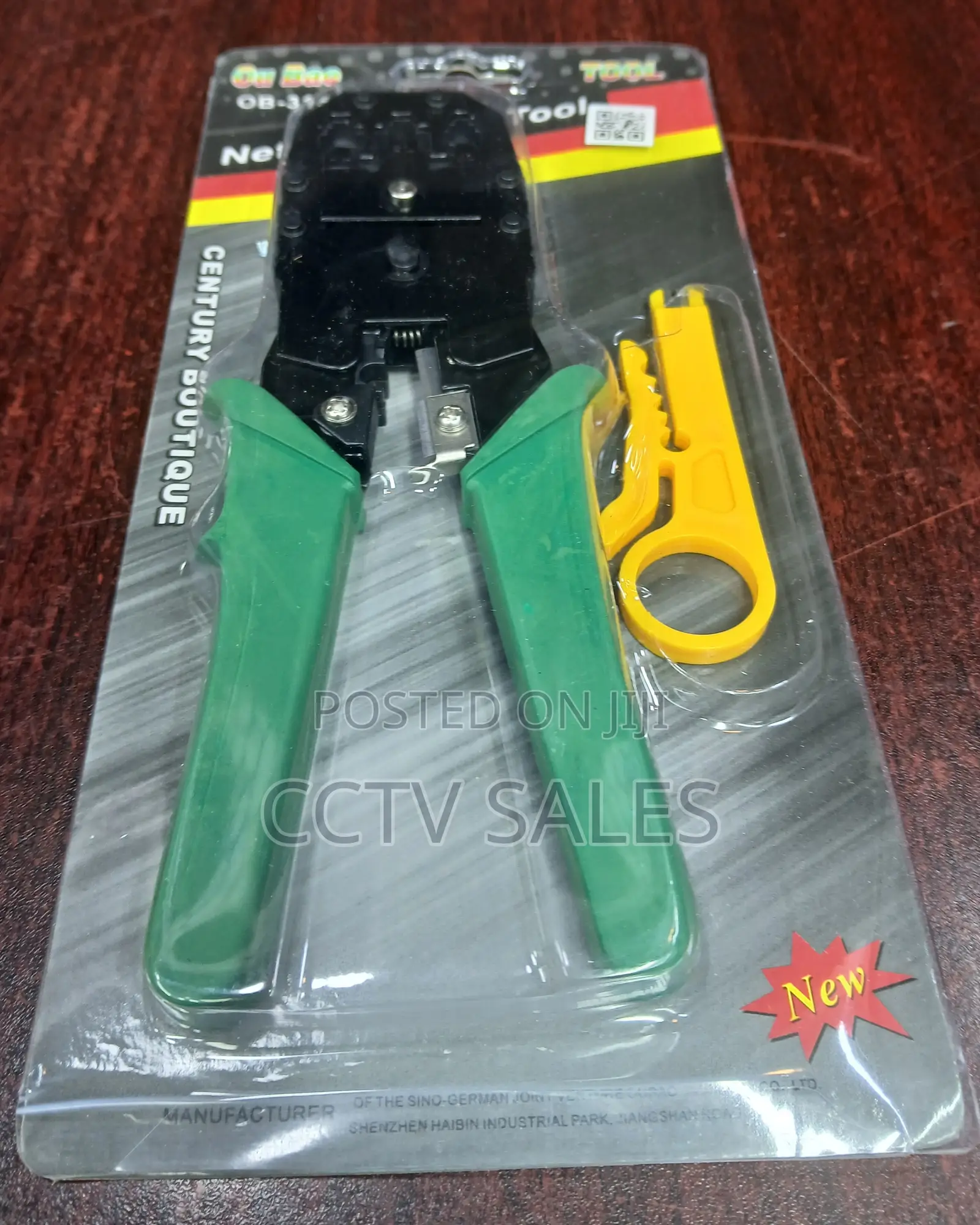 Crimping Tool Black Green