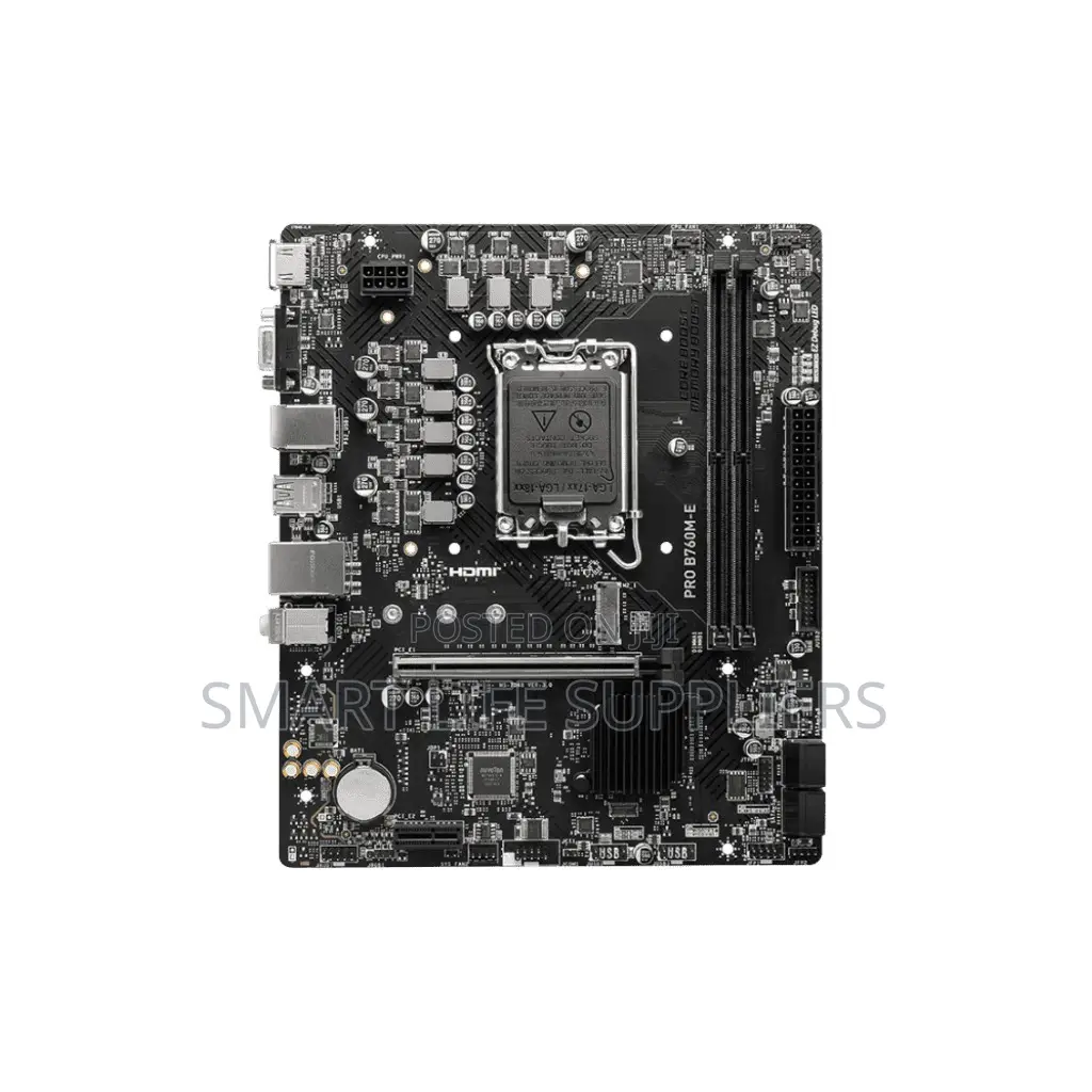 Msi Pro B760m-E Ddr5 Motherboard Lga 1700 12/13/14th Gen Cpu
