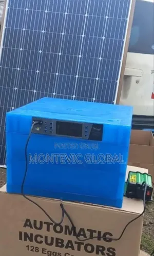 128eggs Incubator With 200watts Solar Backup