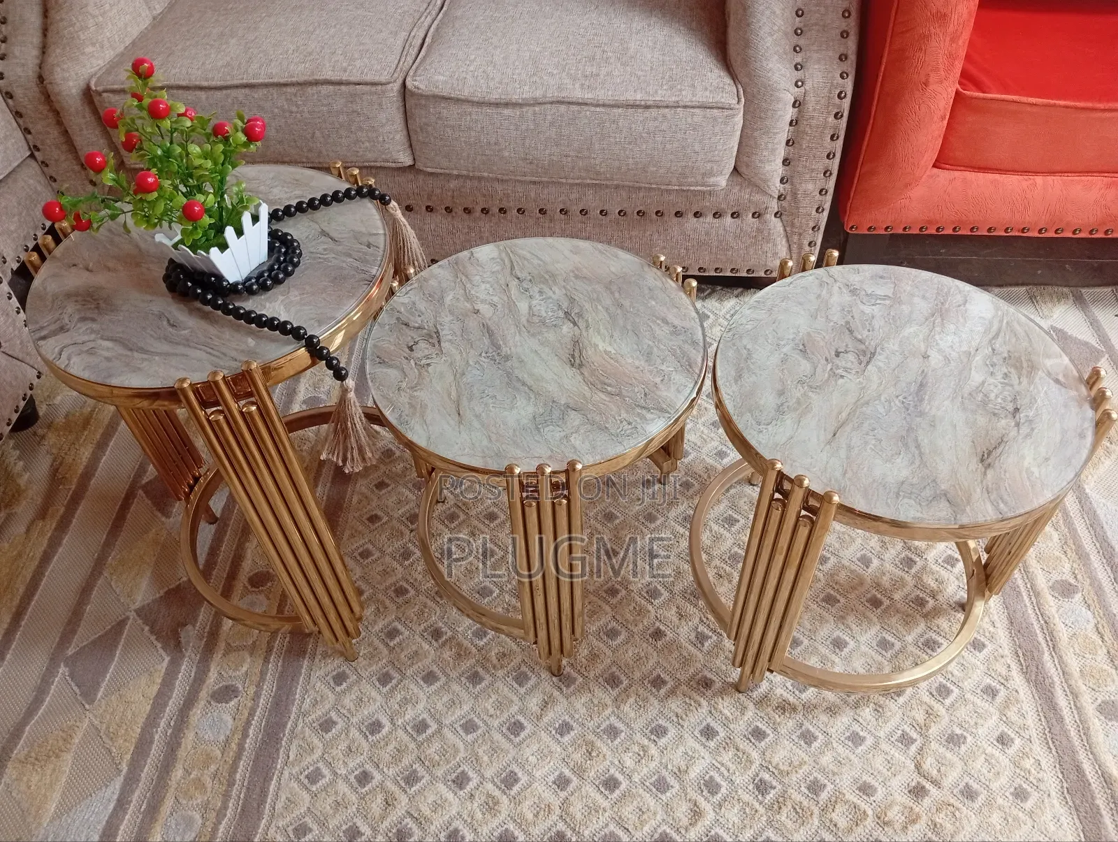 3 in 1 Stylish Marble Coffee Stand
