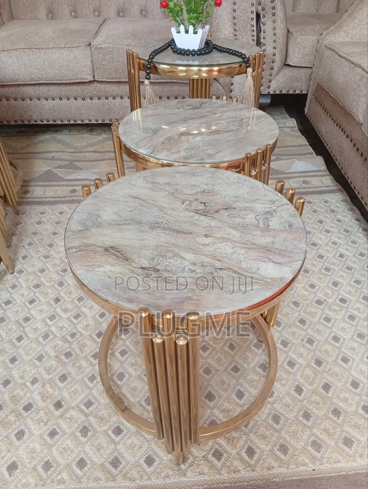 3 in 1 Stylish Marble Coffee Stand