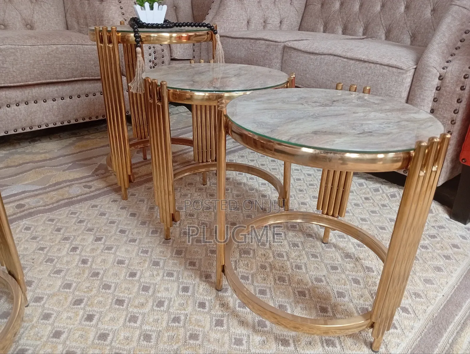 3 in 1 Stylish Marble Coffee Stand