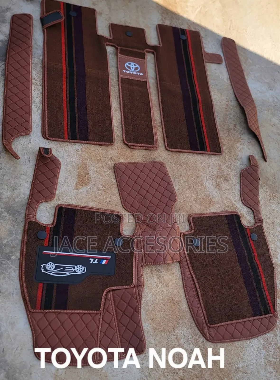 New 5d Waterproof Car Mats Diamond Stitch
