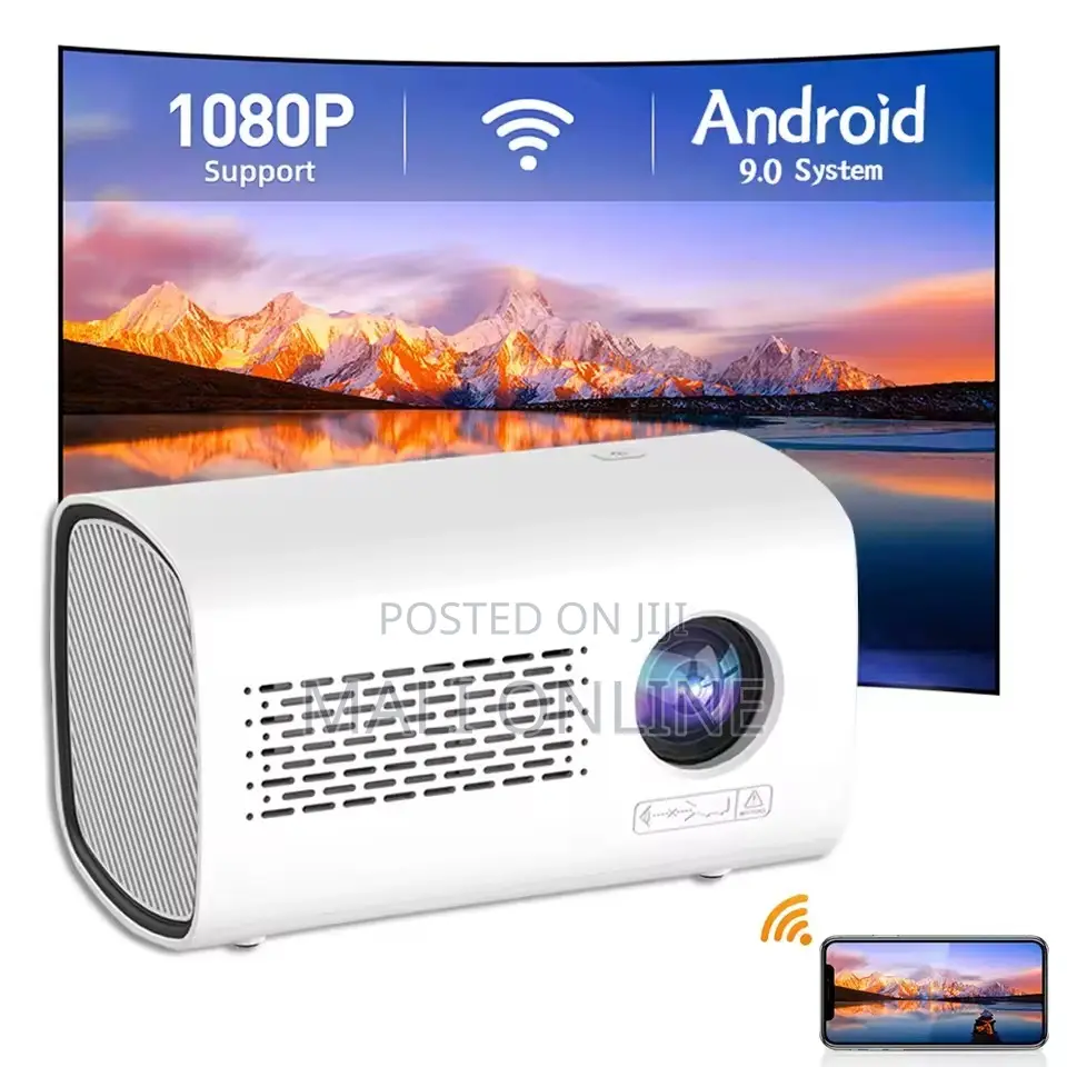 T100 Android Smart Mini Projector 4k 1080p