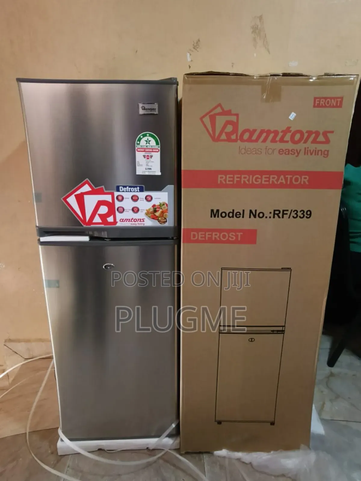 Ramtons 138l Double Door Fridge Rf/339