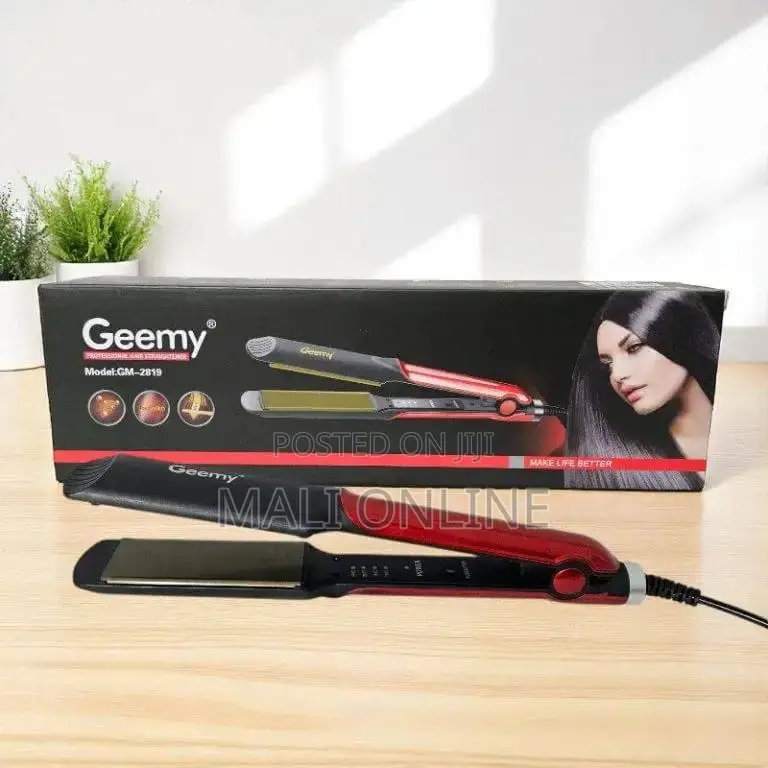 Geemy Gm-2819 Ceramic Tourmaline Hair Straightener
