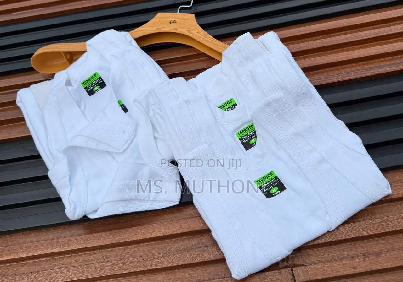 A Set of 3 Quality Cotton Vests Available (M-2xl )