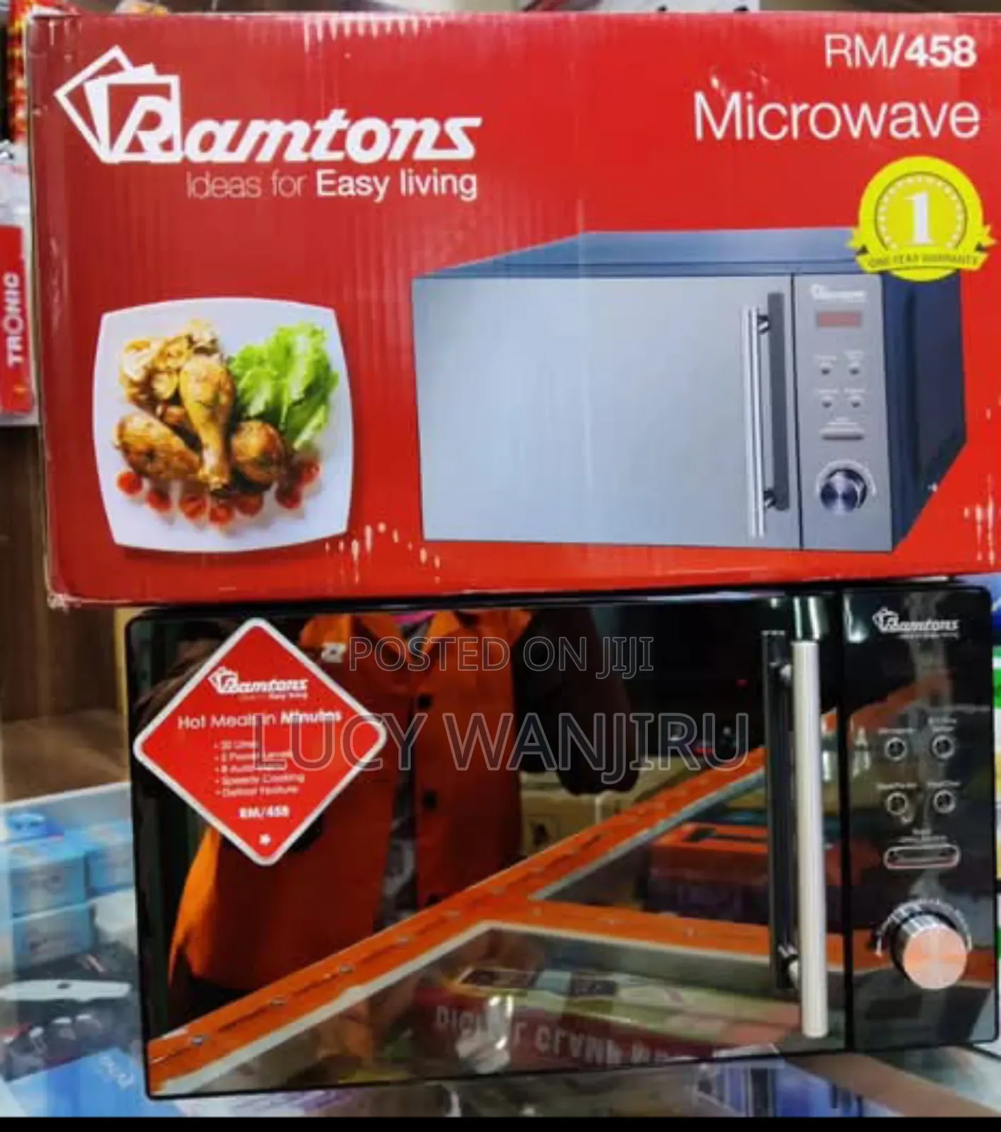Ramtons 20l Microwave/ Rm 458 Ramtons 20l