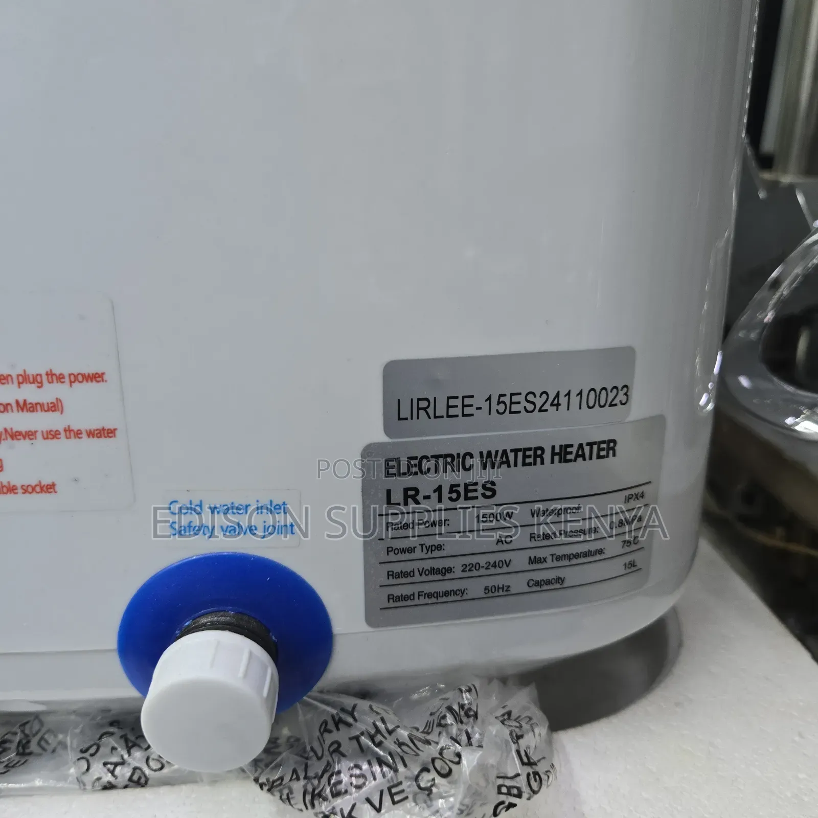 15 Litre Storage Water Heaters Undersink for Salons/Kitchens