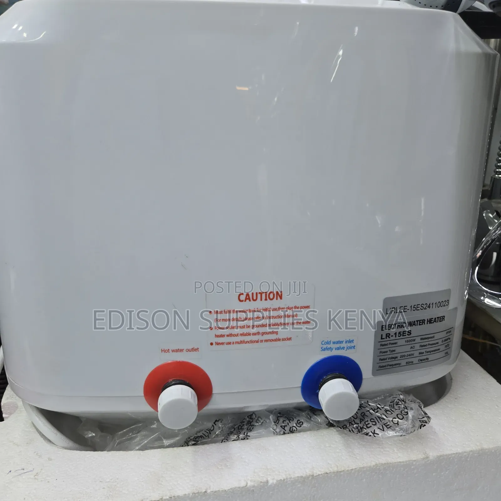 15 Litre Storage Water Heaters Undersink for Salons/Kitchens