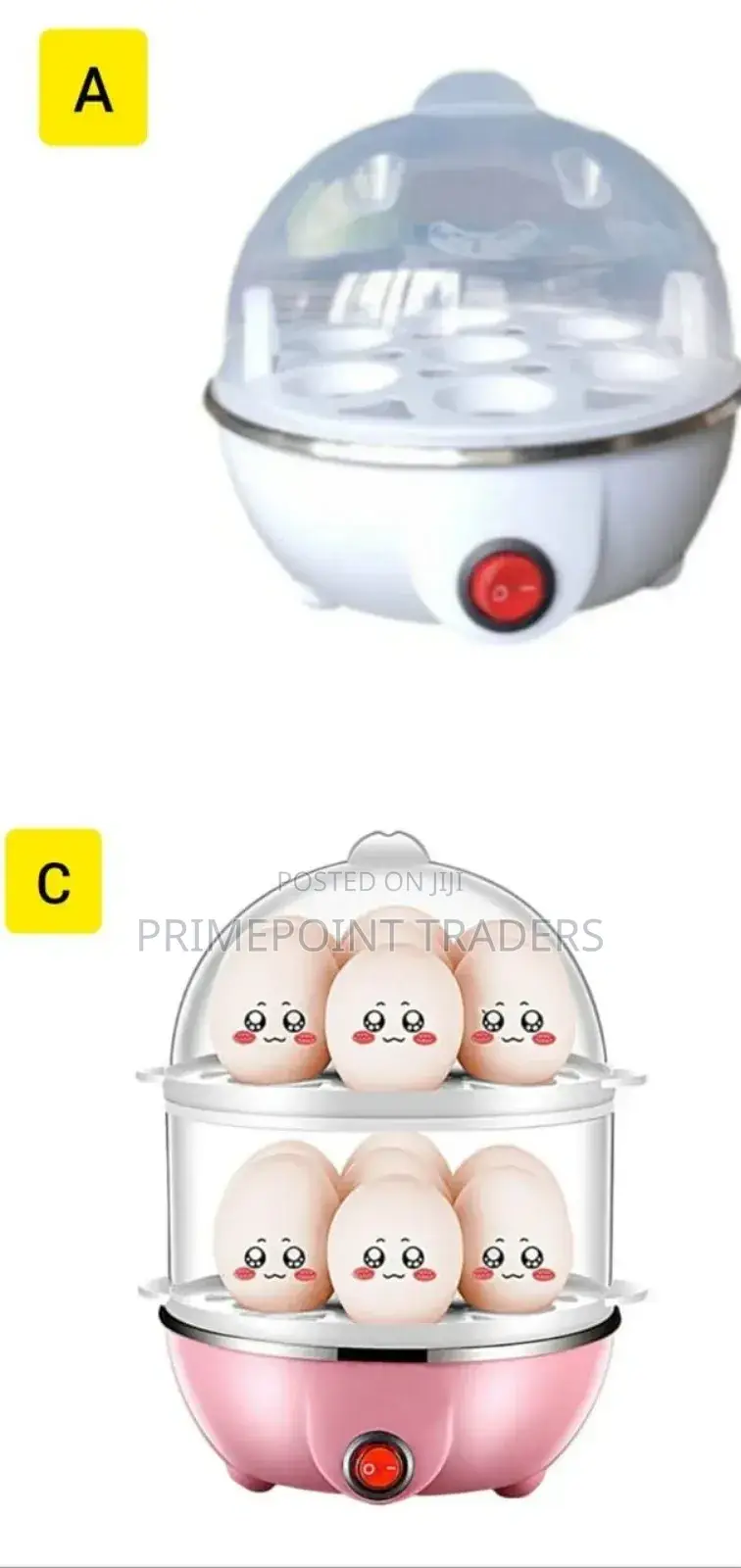 Double Layer 14 Egg Boiler Egg Vegetable/Corn Steamer✓