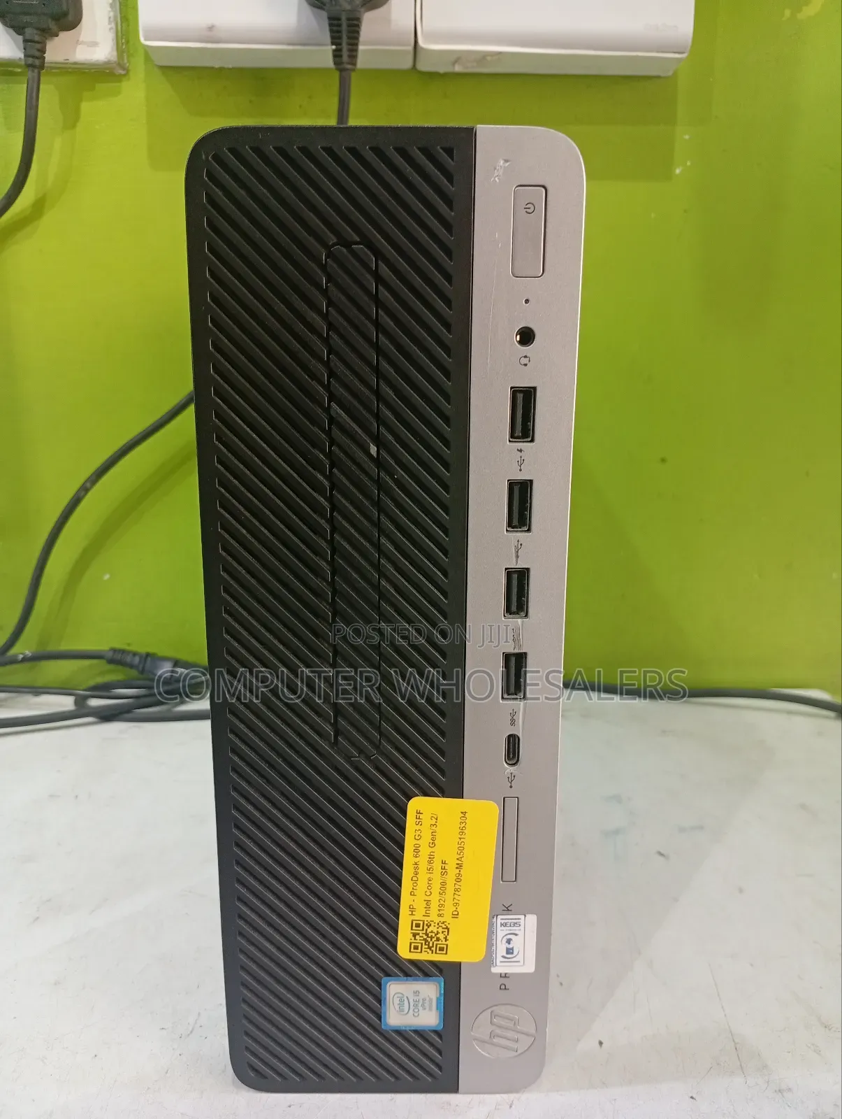 Desktop Computer HP ProDesk 600 G3 8GB Intel Core i5 HDD 500GB