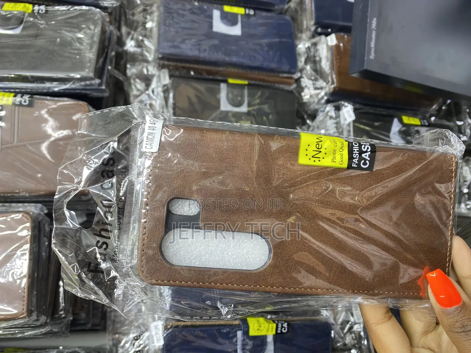 Rfekt Tecno Camon 40 4g Case Leather Wallet With Card Slots