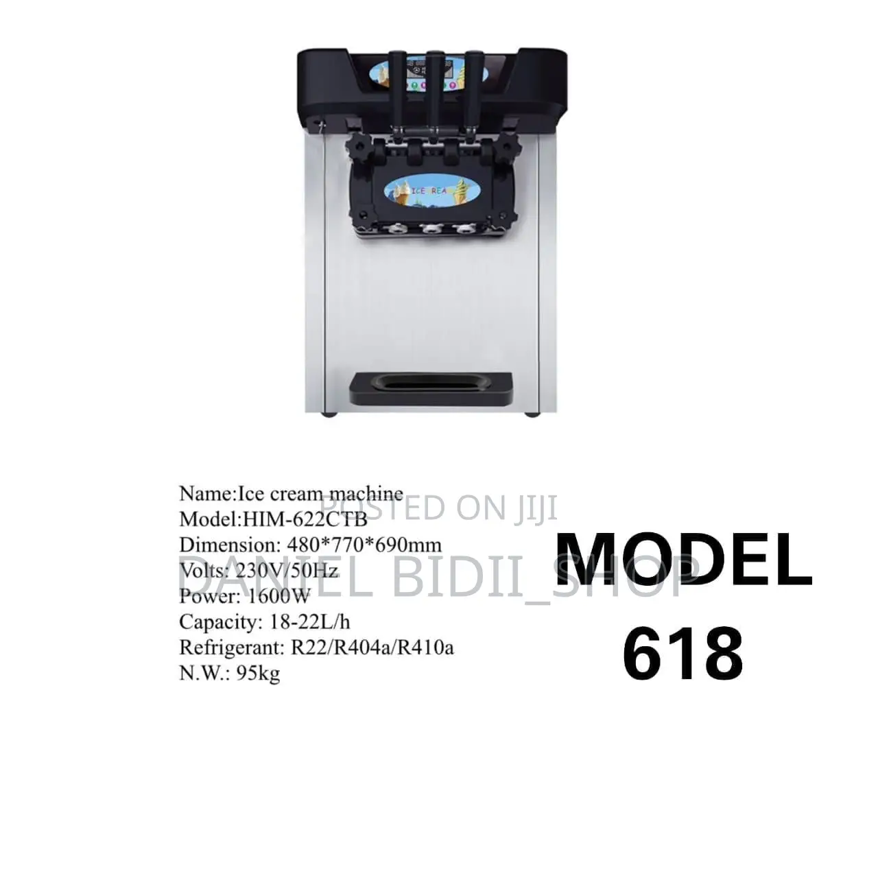 1600watts Ice Cream Machine
