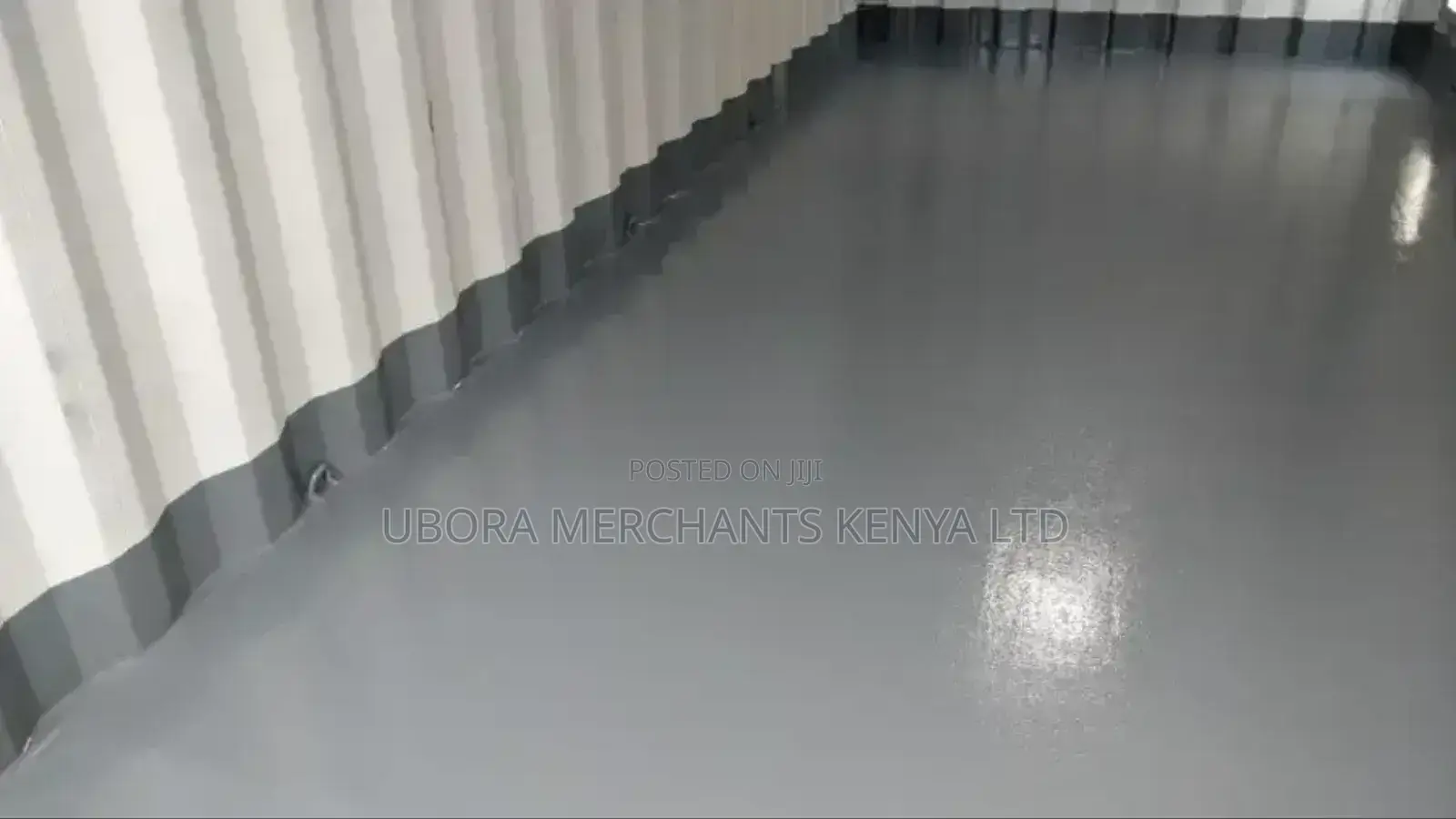 Epoxy Flooring Solution for a 40ft Container.