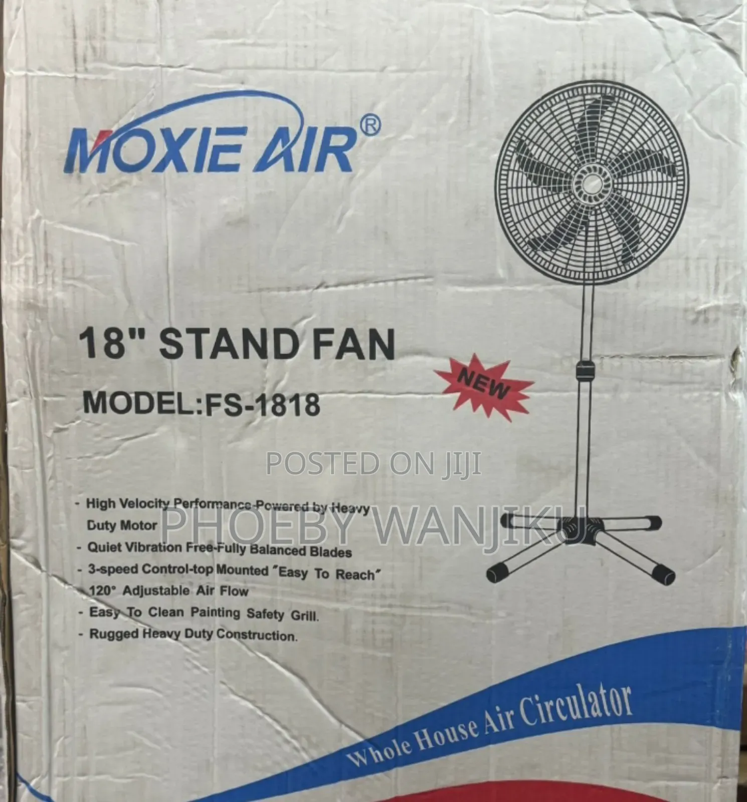 Quality 18 Inch Moxie Air Fan