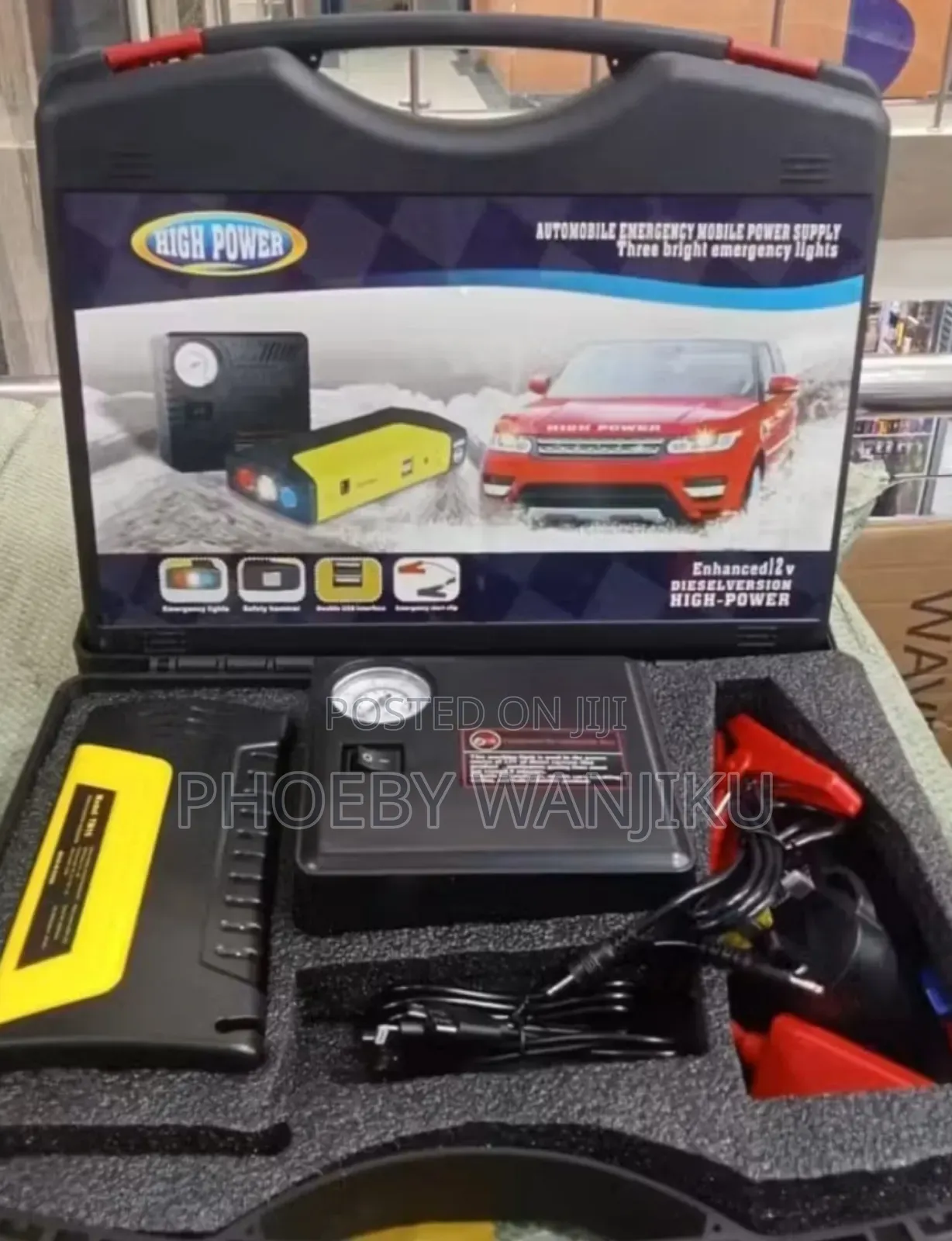 Efficient Car Jump Starter Kit