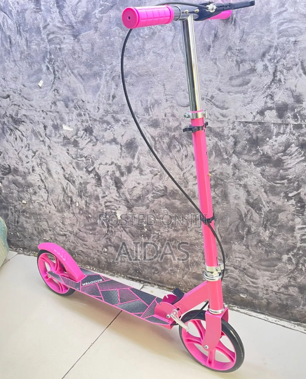 Foldable Metallic Scooter