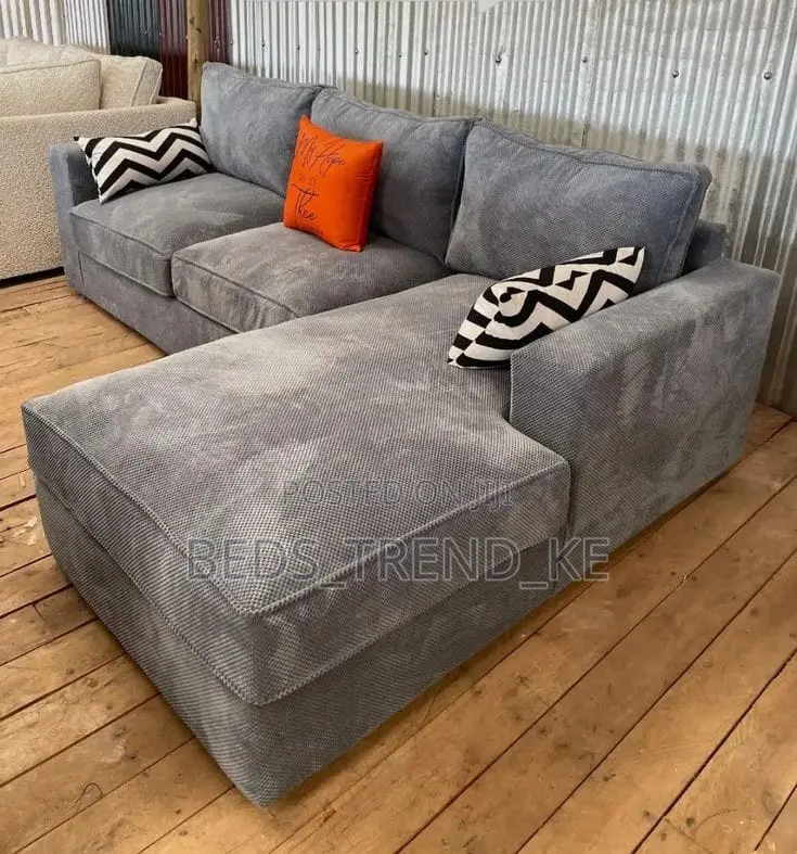 Timeless Cushy 6 Seater L Sofa Set