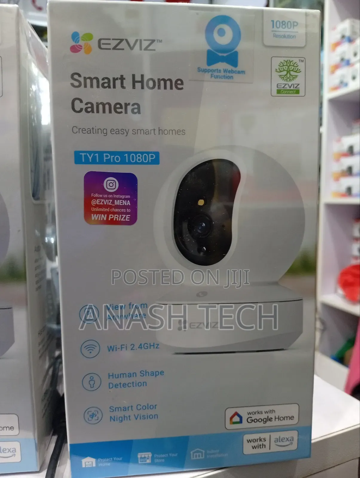 Ezviz Ty1 Camera 1080p Smart PTZ Pan Tilt Zoom