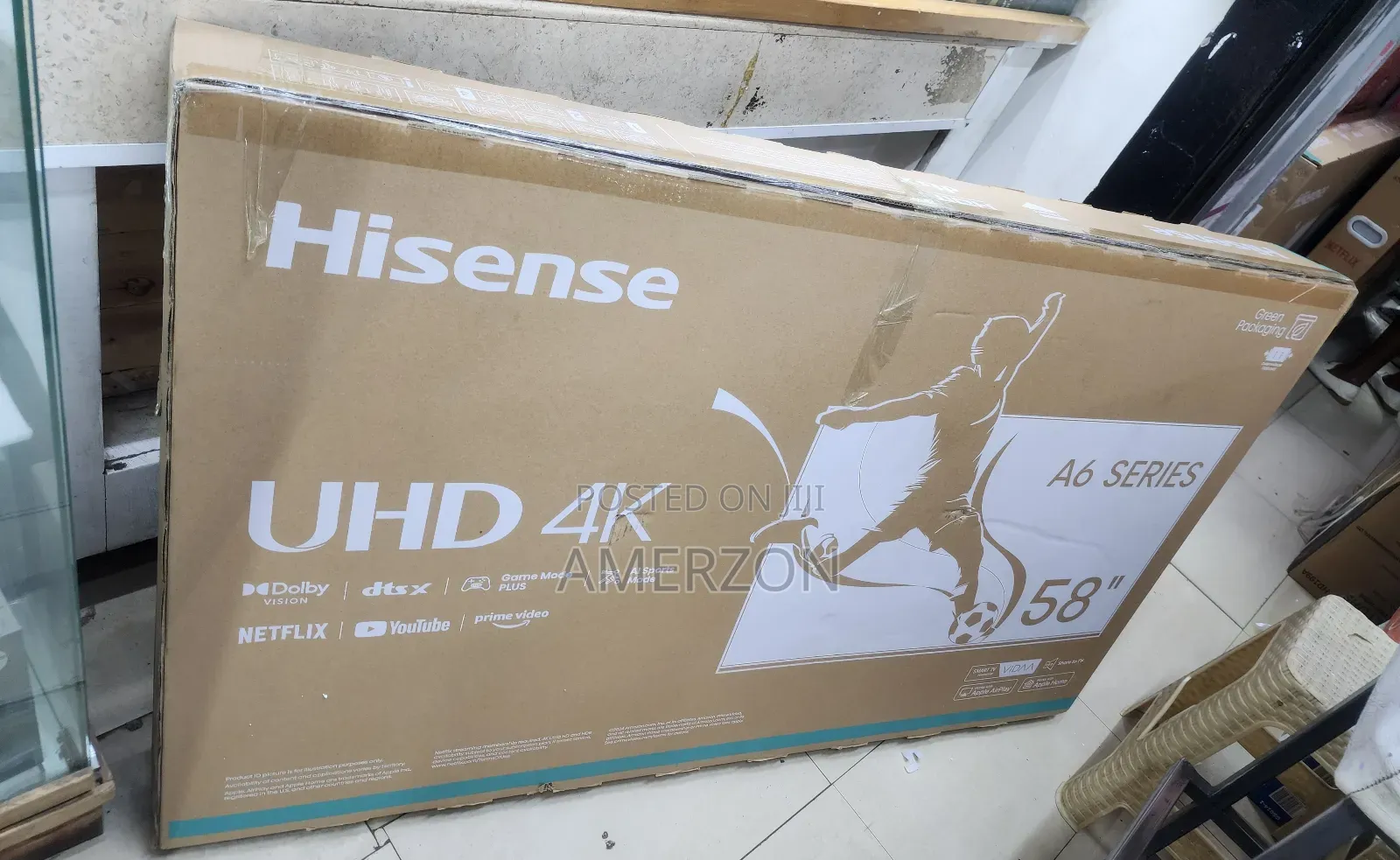 Hisense 58 Inch Uhd Smart Tv 58a6k