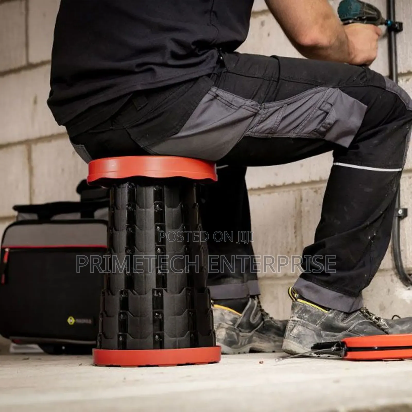 Portable Adjustable Height Stool