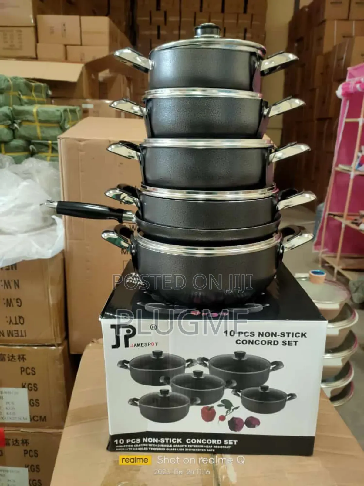 10 Pieces Heavy Duty Jp Non Stick Cookware Set
