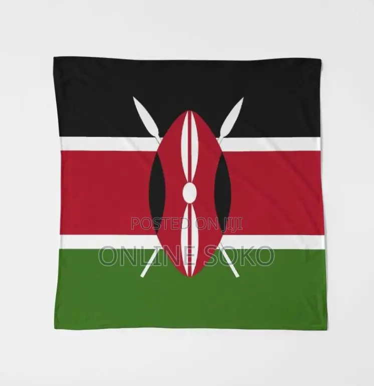 Unisex Men Women Head Wrap Neck Scarf Bandana – Kenya Flag