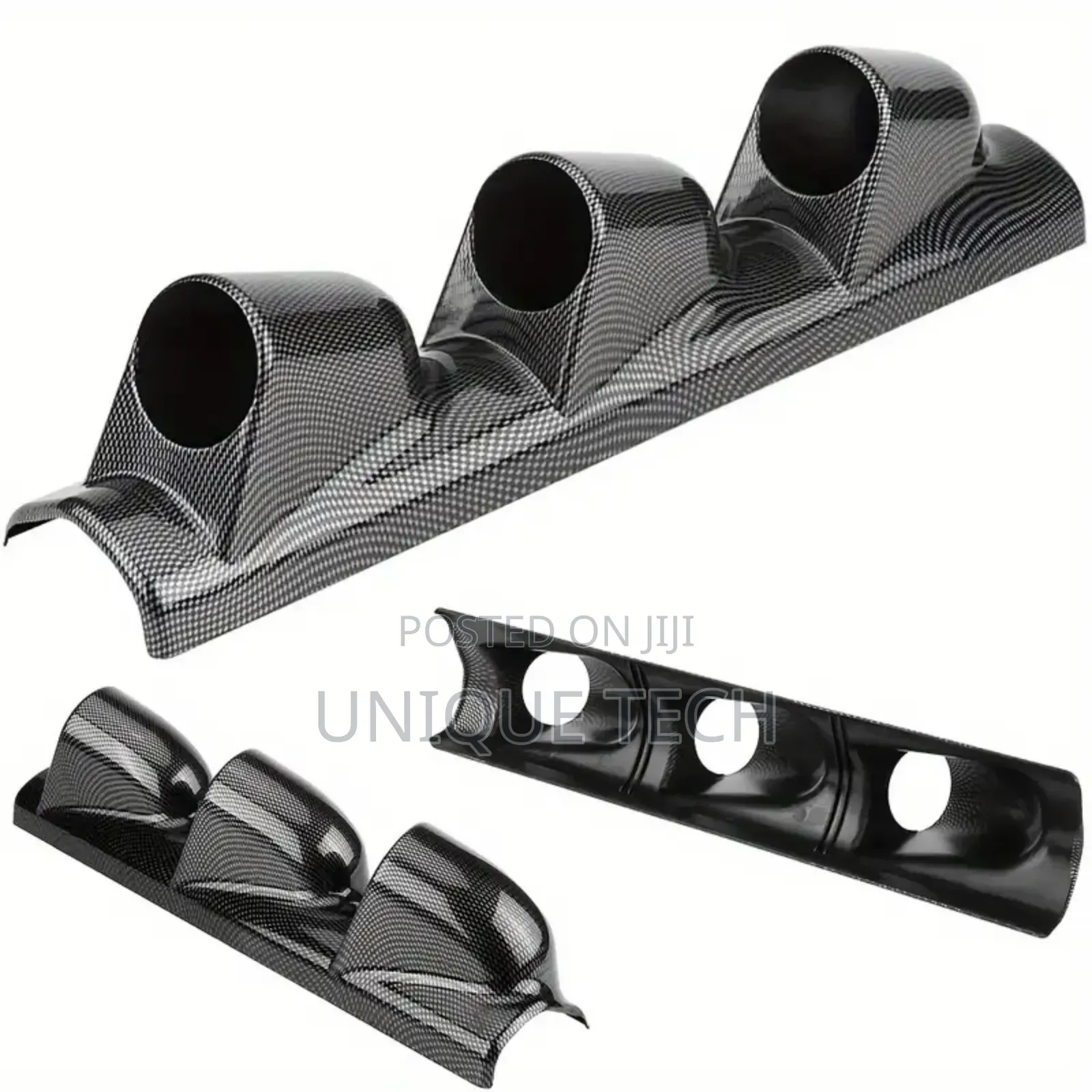 3 Holes Car Gauge Holder Sleek Design for Dashboards