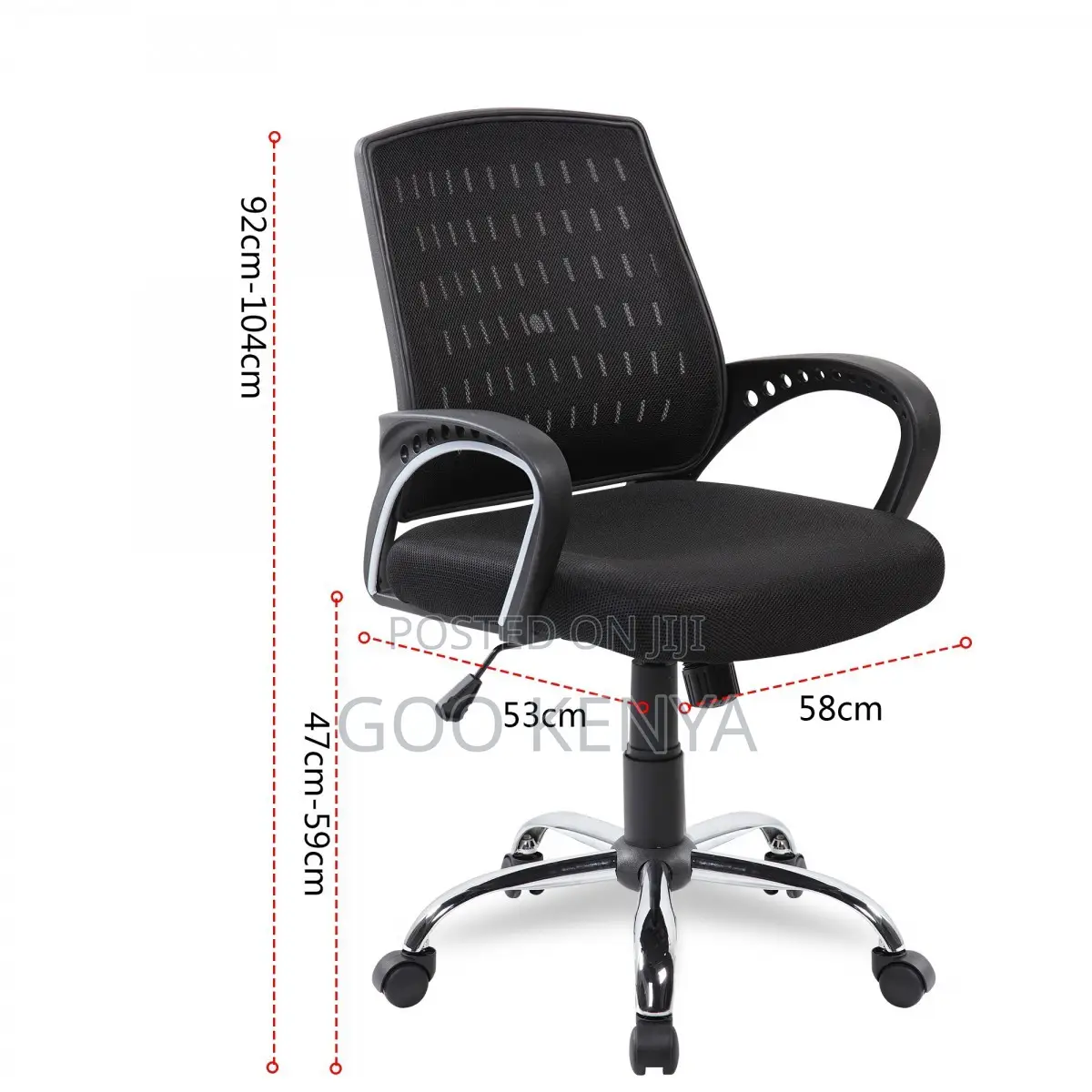 Office Chair ; Low-Back Light Weight Swivel Office Chair