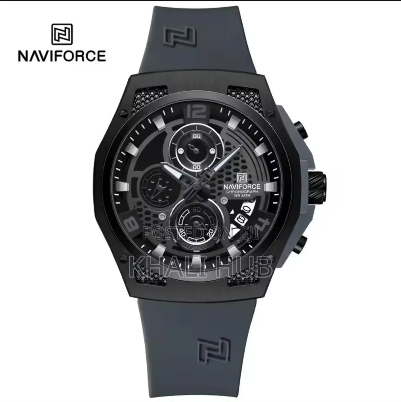 Black Naviforce Watch Luxury Gents Naviforce Watch