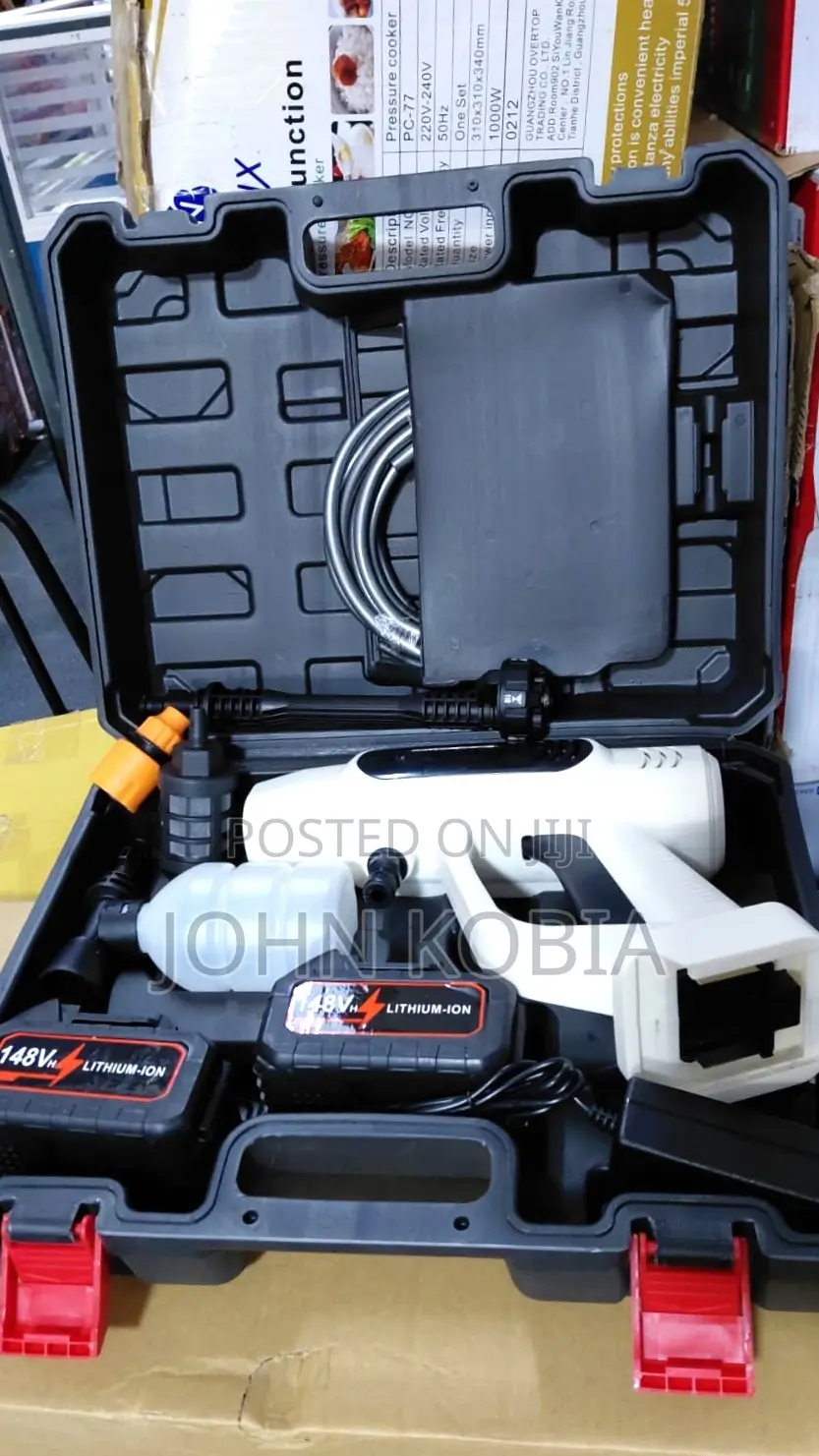 Cordless High-Pressure Washer Gun (48v Lithium Battery)