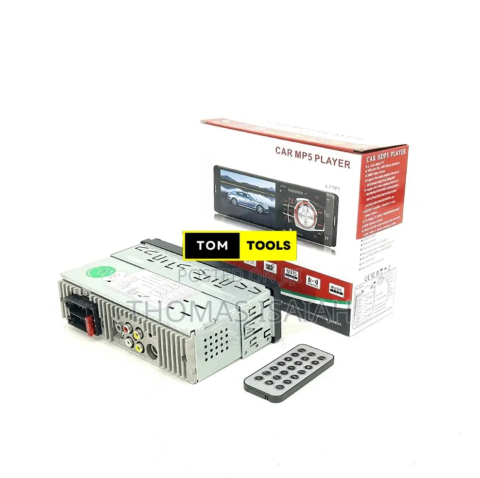 Multimedia Single Din Car Bluetooth Fm Radio 4.1" Screen
