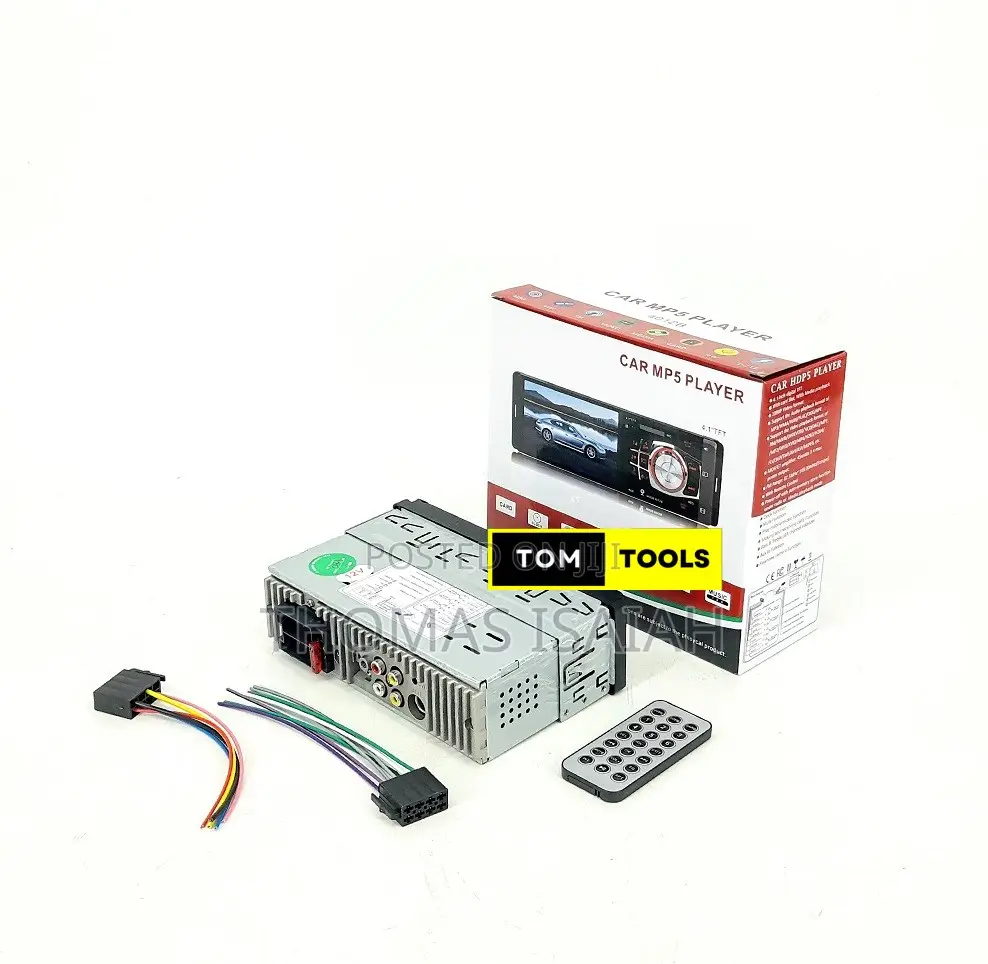 Multimedia Single Din Car Bluetooth Fm Radio 4.1" Screen